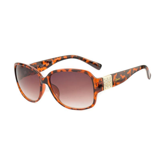Guess Brown Resin Sunglasses 1728,67434610848,Brown,Guess,New with tags,Sunglasses,Sunglasses for Women - Sunglasses,Women GUGF04115852FAC