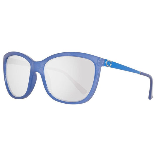 Guess Blue Plastic Sunglasses 1728,67434610848,Blue,Guess,New with tags,Sunglasses,Sunglasses for Women - Sunglasses,Women GUGU74445884CAC