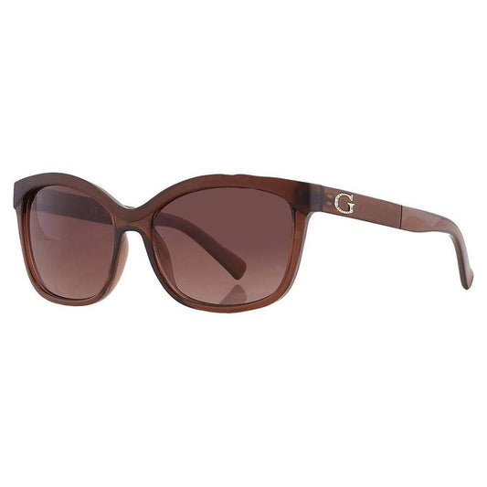Guess Brown Resin Sunglasses 1728,67434610848,Brown,Guess,New with tags,Sunglasses,Sunglasses for Women - Sunglasses,Women GUGF03005745FAC