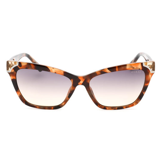 Guess Brown Resin Sunglasses 1728,67434610848,Brown,Guess,New with tags,Sunglasses,Sunglasses for Women - Sunglasses,Women GUGU784056BAC