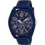 Guess Blue Rubber Watch 1728,67434610848,Blue,Guess,Men,New with tags,Watches,Watches for Men - Watches GUW1256G3AC