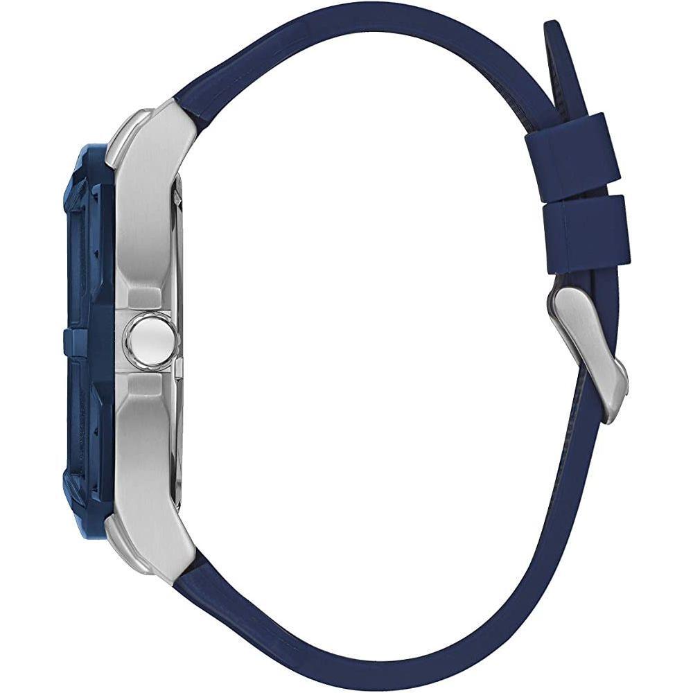 Guess Blue Rubber Watch 1728,67434610848,Blue,Guess,Men,New with tags,Watches,Watches for Men - Watches GUW1254G1AC