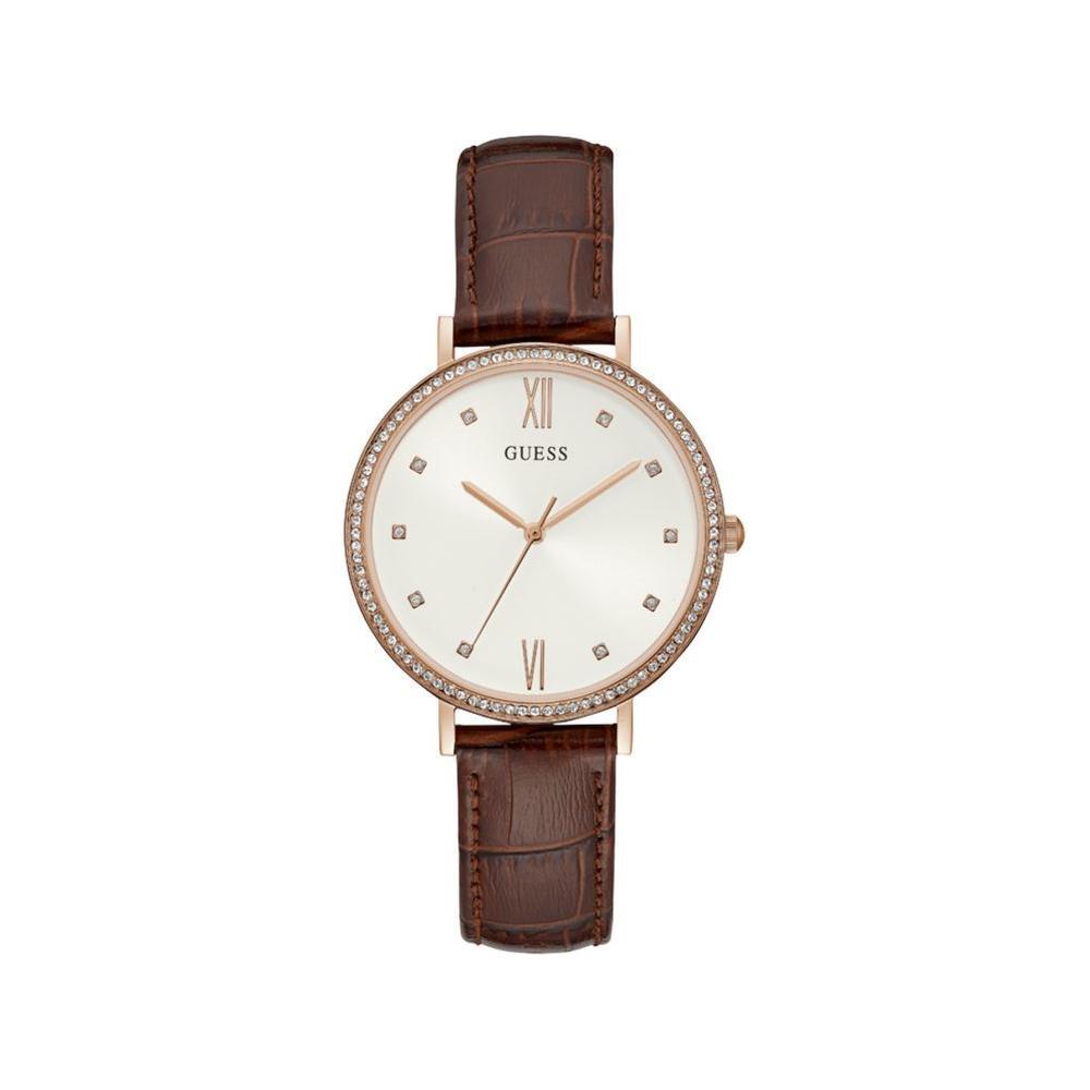 Guess Brown Leather Watch 1728,67434610848,Brown,Guess,New with tags,Watches,Watches for Women - Watches,Women GUW1153L2AC