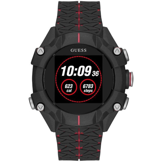 Guess Black Resin Watch 1728,67434610848,Black,Guess,Men,New with tags,Watches,Watches for Men - Watches GUC3001G1AC