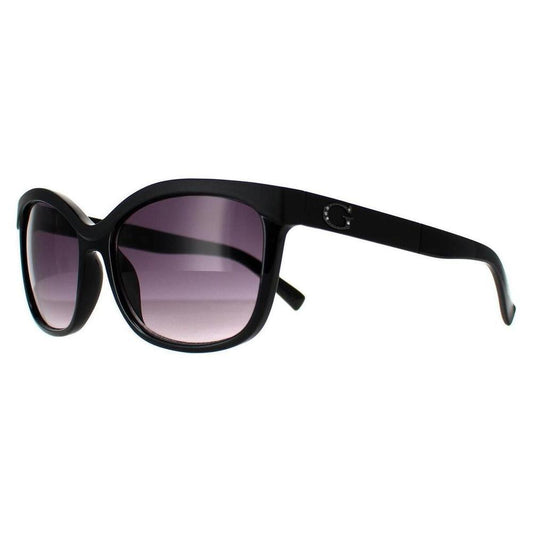 Guess Black Resin Sunglasses 1728,67434610848,Black,Guess,New with tags,Sunglasses,Sunglasses for Women - Sunglasses,Women GUGF03005701BAC