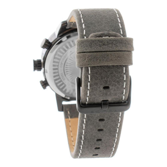 Police Gray Leather Watch 1728,67434610848,Gray,Men,New with tags,Police,Watches,Watches for Men - Watches POR1451281001AC