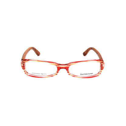 Alexander McQueen Red Acetate Glasses (Frames)