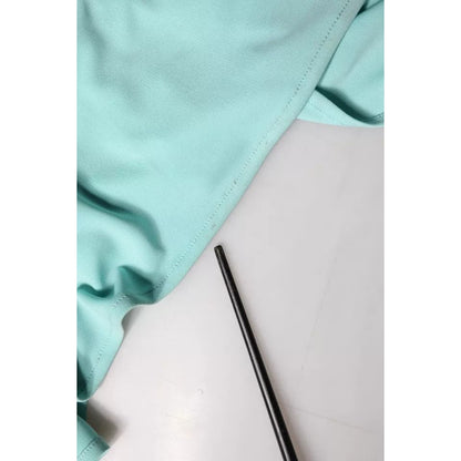 Christian Pellizzari Light Blue Jersey Long Drape One Shoulder Dress