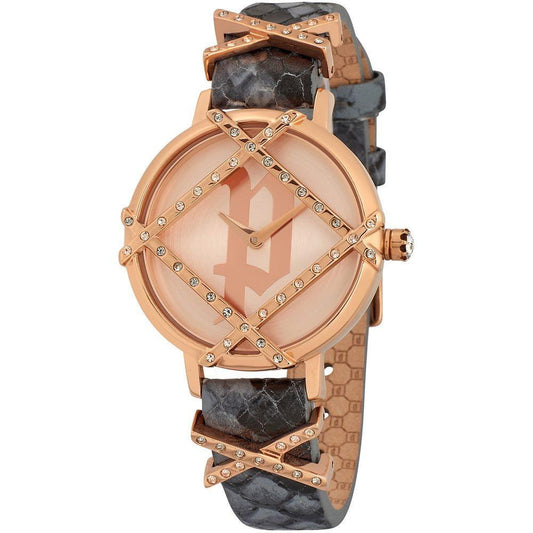 Police Gray Leather Watch 1728,67434610848,Gray,New with tags,Police,Watches,Watches for Women - Watches,Women POPL16068BSR32AC