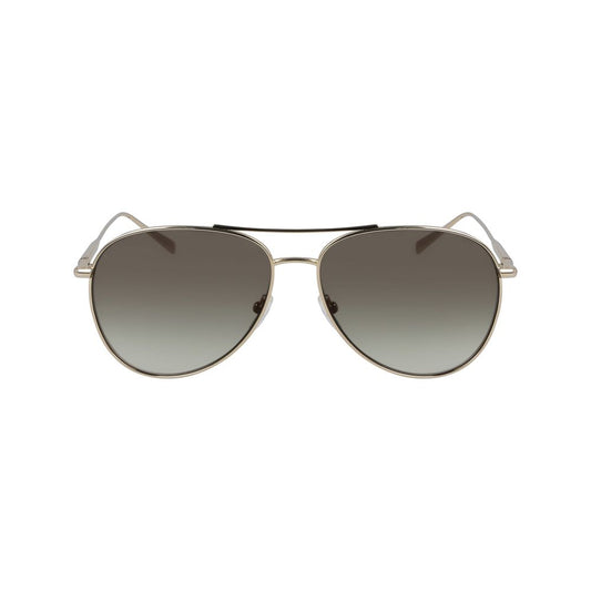 Longchamp Gold Metal Sunglasses LOLO139S712AC
