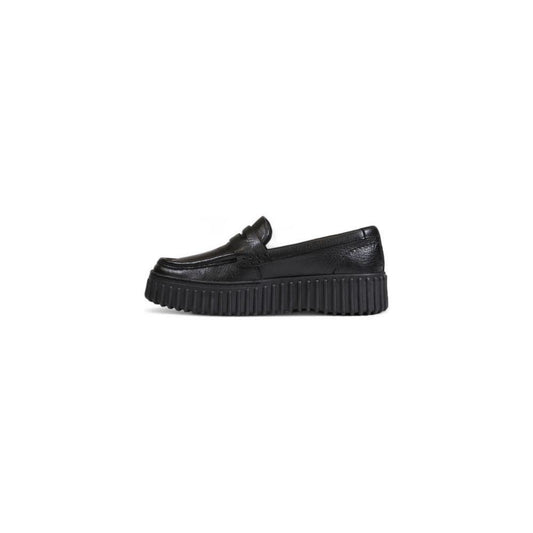 Clarks Black Leather Platform CL-14722800009-EU37.5/US7.5