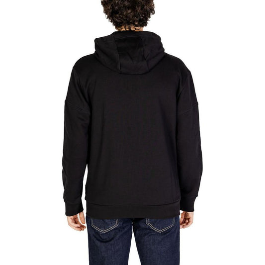 EA7 Emporio Armani Black Cotton Hoody EA-14717400009-IT42 | XS