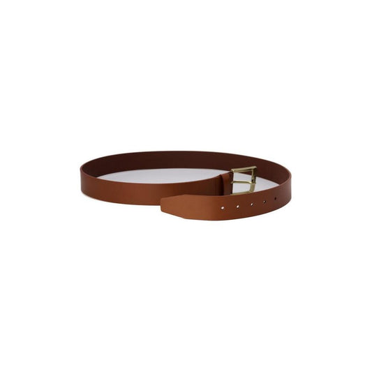 Hugo Boss Beige Leather Belt BO-13420000309-80 CM / 32 INCHES