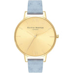 Olivia Burton Blue Artificial Leather Watch OBOB16BD111AC