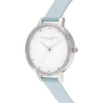 Olivia Burton Blue Artificial Leather Watch OBOB16RB19AC
