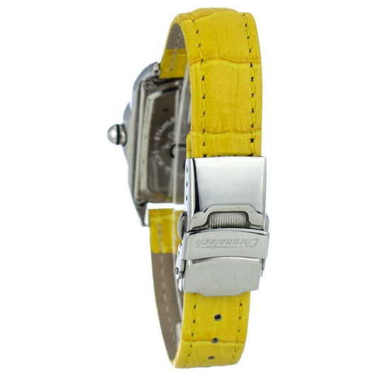 Chronotech Yellow Leather Watch 1728,67434610848,Chronotech,New with tags,Watches,Watches for Women - Watches,Women,Yellow CHCT9743L05AC