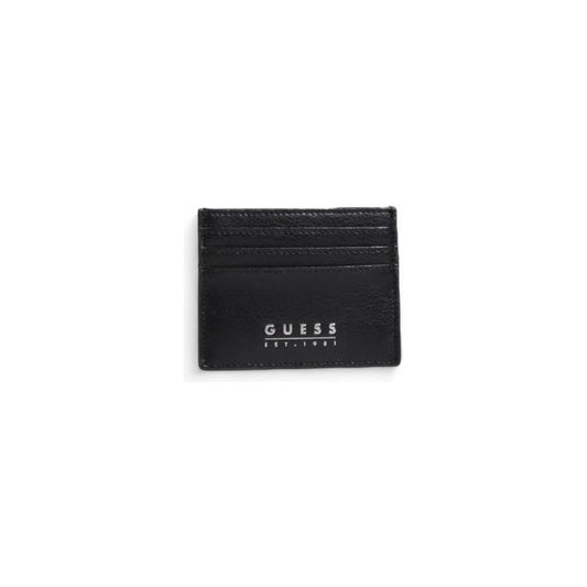 Guess Black Leather Cardholder 1728,71956299936,Bags,Black,Guess,Men,Men - Bags,New with tags,Wallets - Men - Bags GU-14526900009