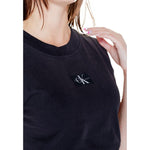 Calvin Klein Jeans Black Cotton T-Shirt CA-14563900009-IT38|XS