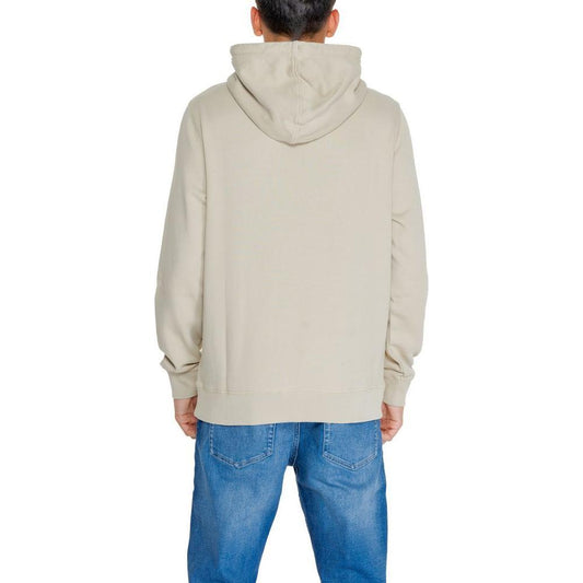 Calvin Klein Jeans Beige Recycled Cotton Hoody CA-14568500127-IT48 | L