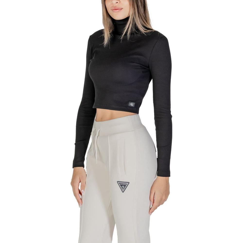 Calvin Klein Jeans Black Cotton Long Sleeve CA-14574200009-IT40|S