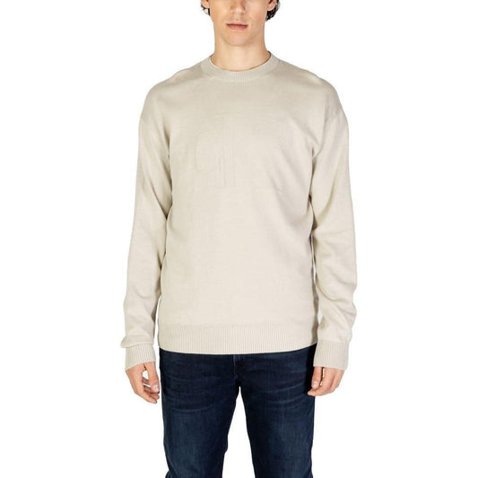 Calvin Klein Jeans Beige Organic Cotton Sweater CA-14581002507-IT52 | XL