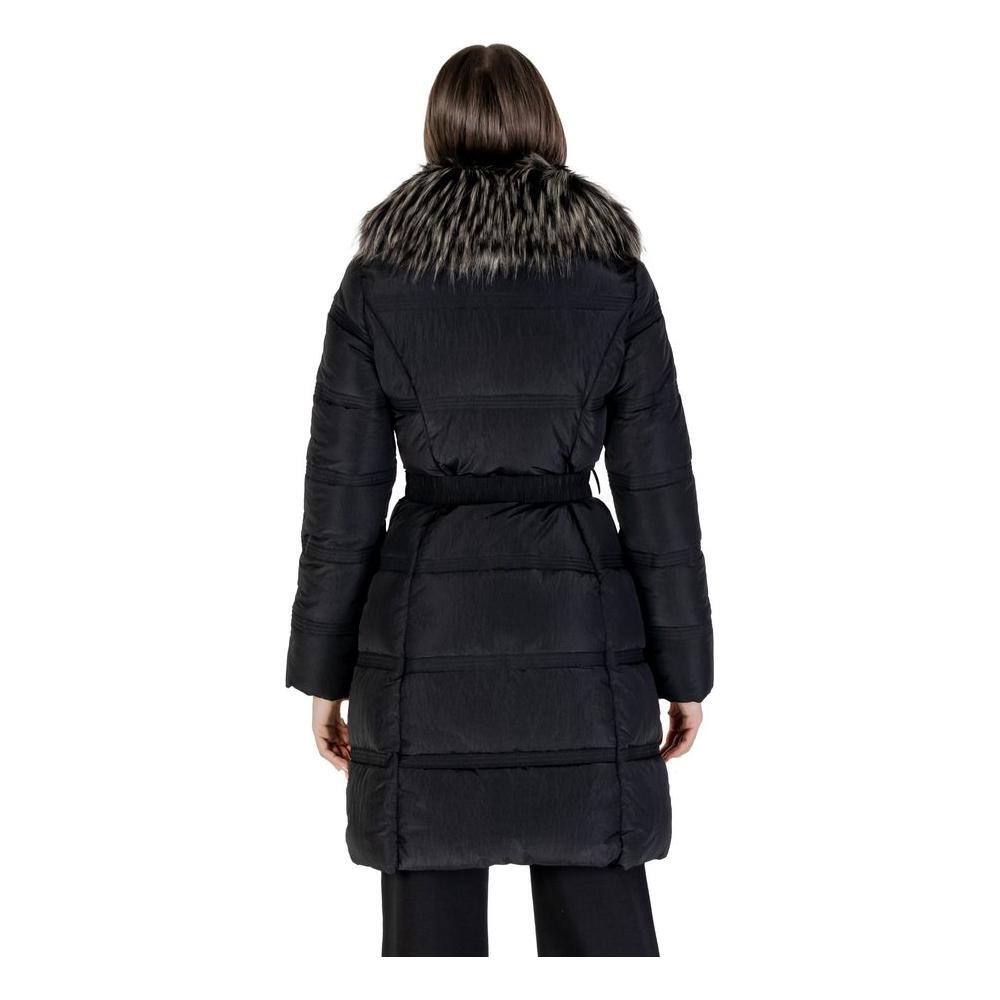 Guess Black Polyester Jackets & Coat 1728,71956299936,Black,Clothing,Guess,IT40|S,Jackets & Coats - Women - Clothing,New with tags,Women,Women - Clothing GU-14698800009-IT40|S
