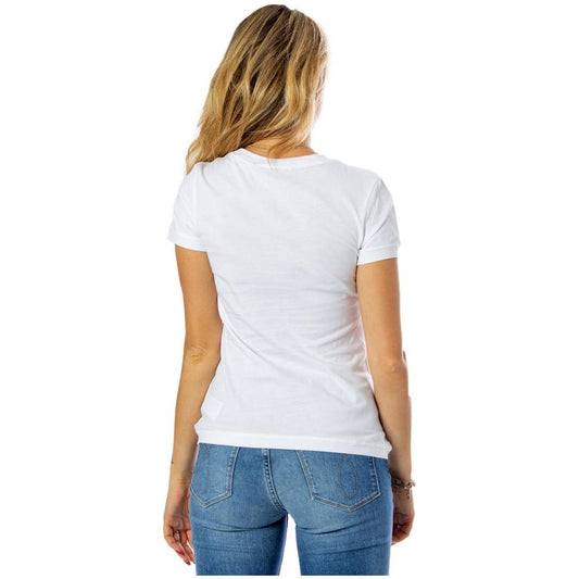 Calvin Klein Jeans White Cotton Tops & T-Shirt