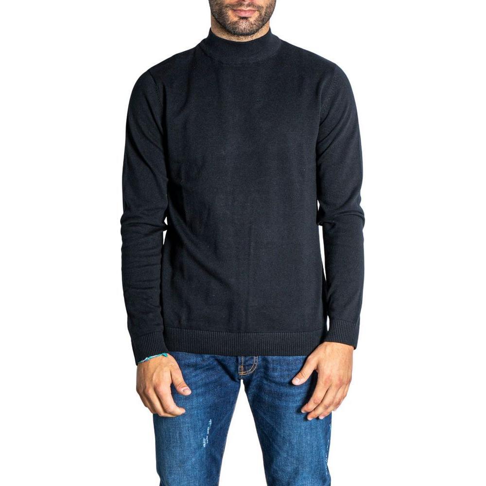 Jack Jones Black Cotton Sweatshirt