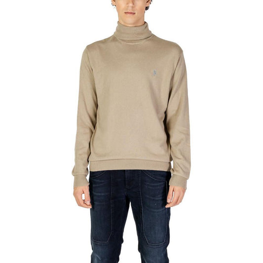 U.S. POLO ASSN. Beige Cotton Turtleneck US-15717402507-IT52 | XL