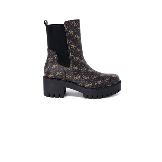 Guess Black Leather Ankle 1728,71956299936,Black,Boots - Women - Shoes,EU35/US5,Guess,New with tags,Shoes,Women,Women - Shoes GU-11505300009-EU35/US5