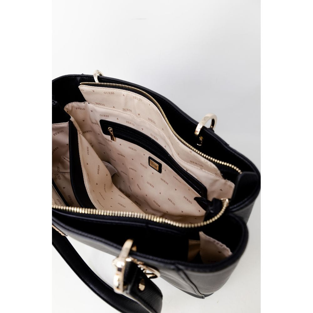 Guess Black Polyethylene Handbag 1728,71956299936,Bags,Black,Guess,Handbags - Women - Bags,New with tags,Women,Women - Bags GU-11549300009
