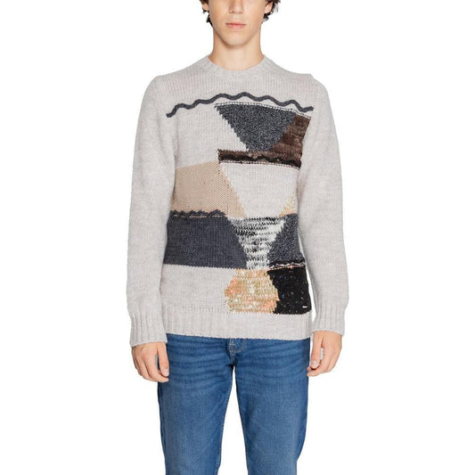 Gianni Lupo Beige Marabou Sweater GI-14787000127-IT54 | XXL