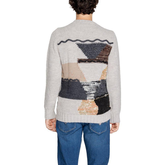 Gianni Lupo Beige Marabou Sweater GI-14787000127-IT54 | XXL
