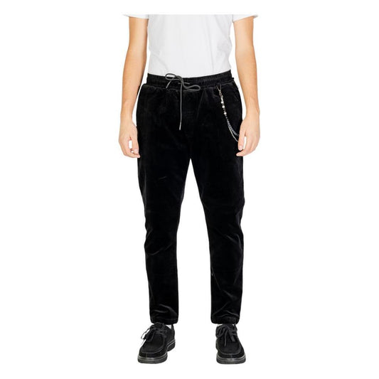 Gianni Lupo Black Cotton Pant GI-14788200009-IT50 | L