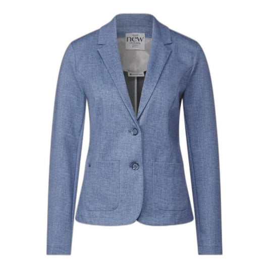 Street One Blue Polyester Blazer ST-13548200126-34 | XXS