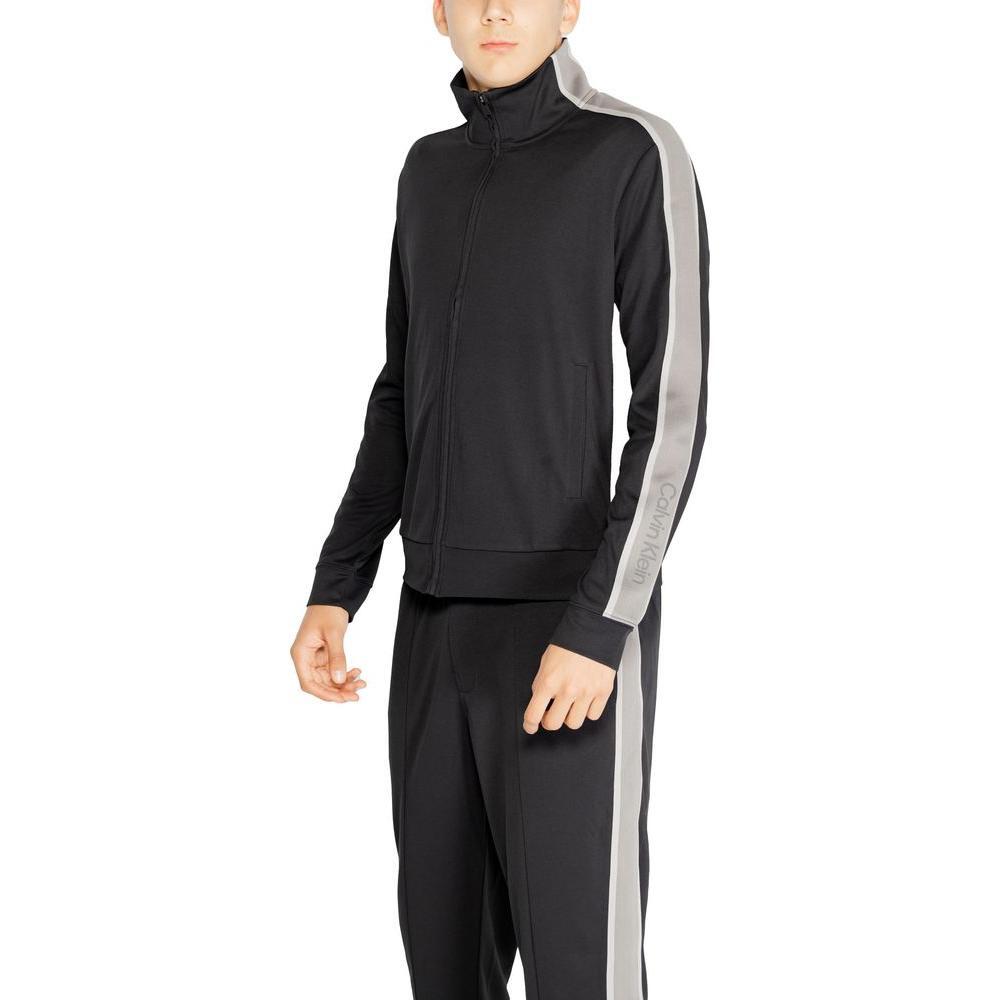 Calvin Klein Sport Black Recycled Polyester Sweatshirt CA-14582700009-IT46 | M