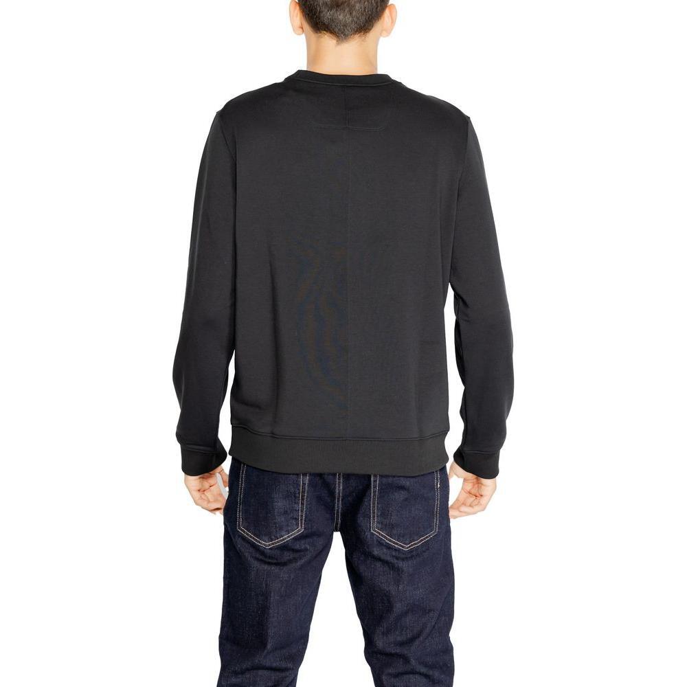 Calvin Klein Sport Black Recycled Polyester Sweatshirt CA-14583600009-IT48 | L
