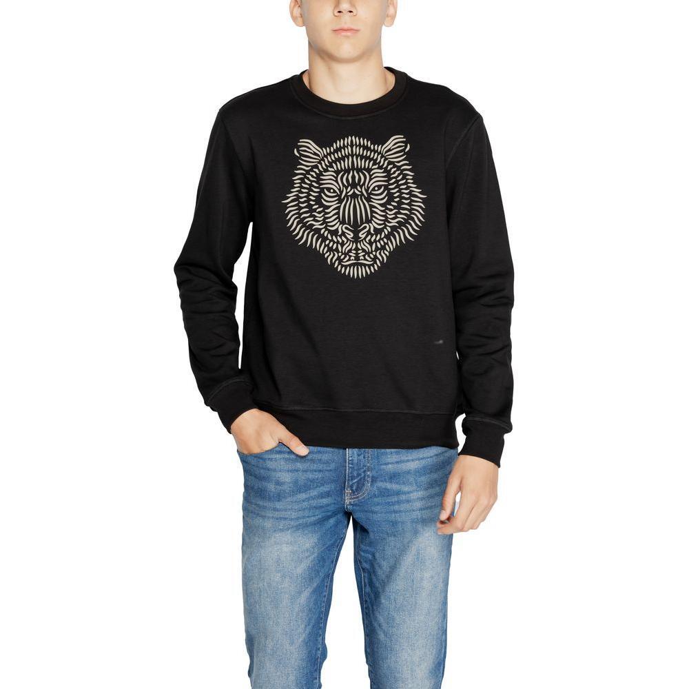 Antony Morato Black Cotton Sweatshirt AN-14635800009-IT46 | M