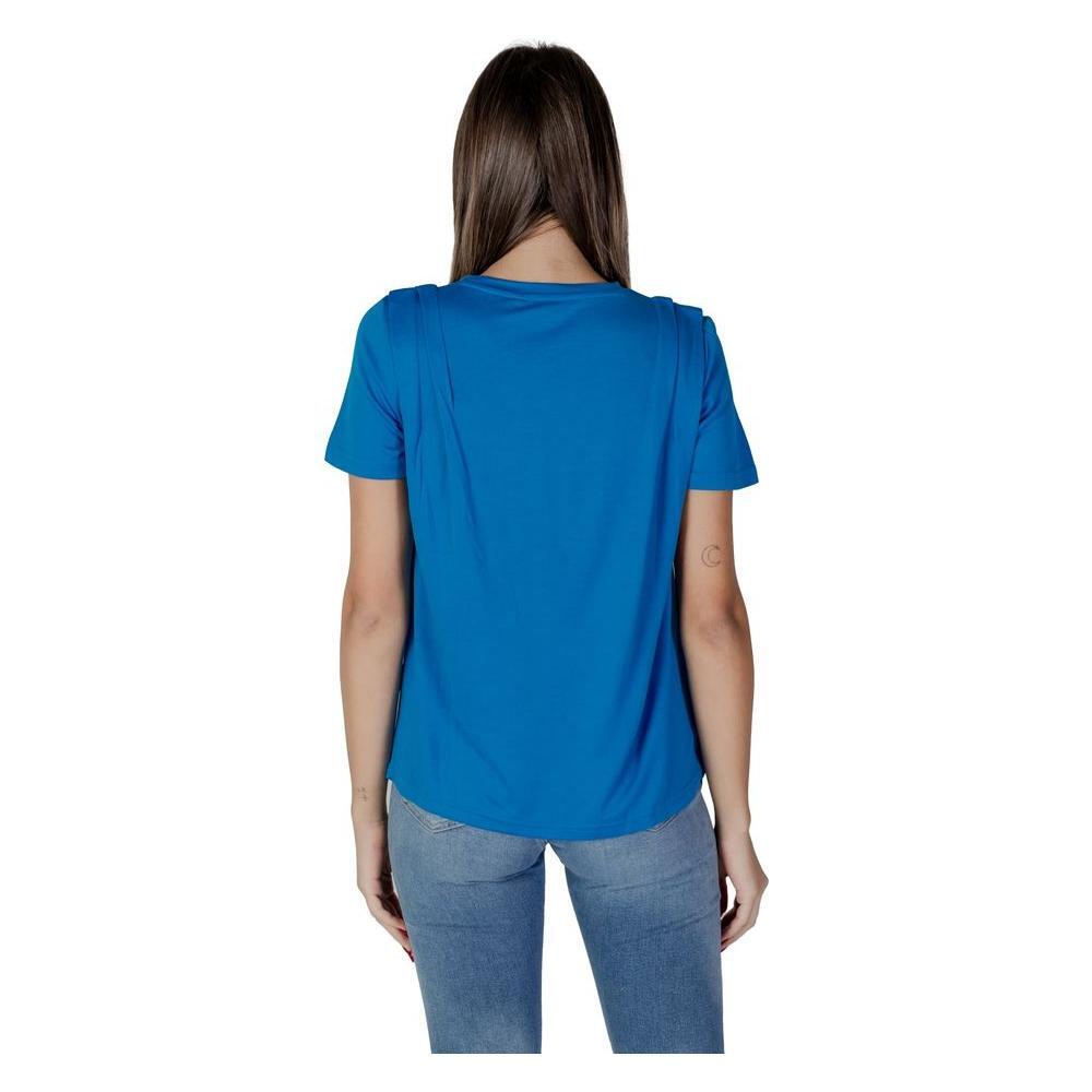 B.Young Blue Modal T-Shirt BY-14884900010-IT40|S
