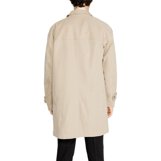 Only & Sons Beige Polyester Trench Coat ON-15322700127-IT54 | XXL