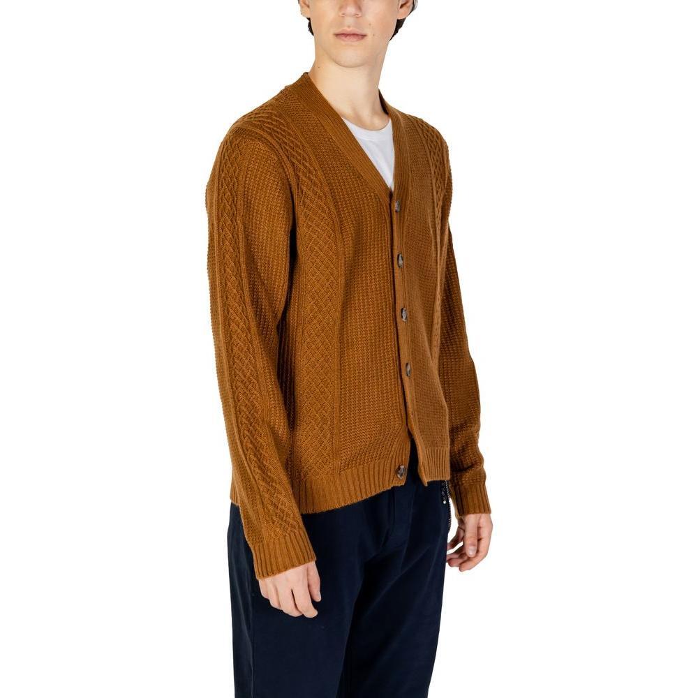 Hamaki-Ho Beige Polyester Cardigan HA-15661500309-IT44 | S