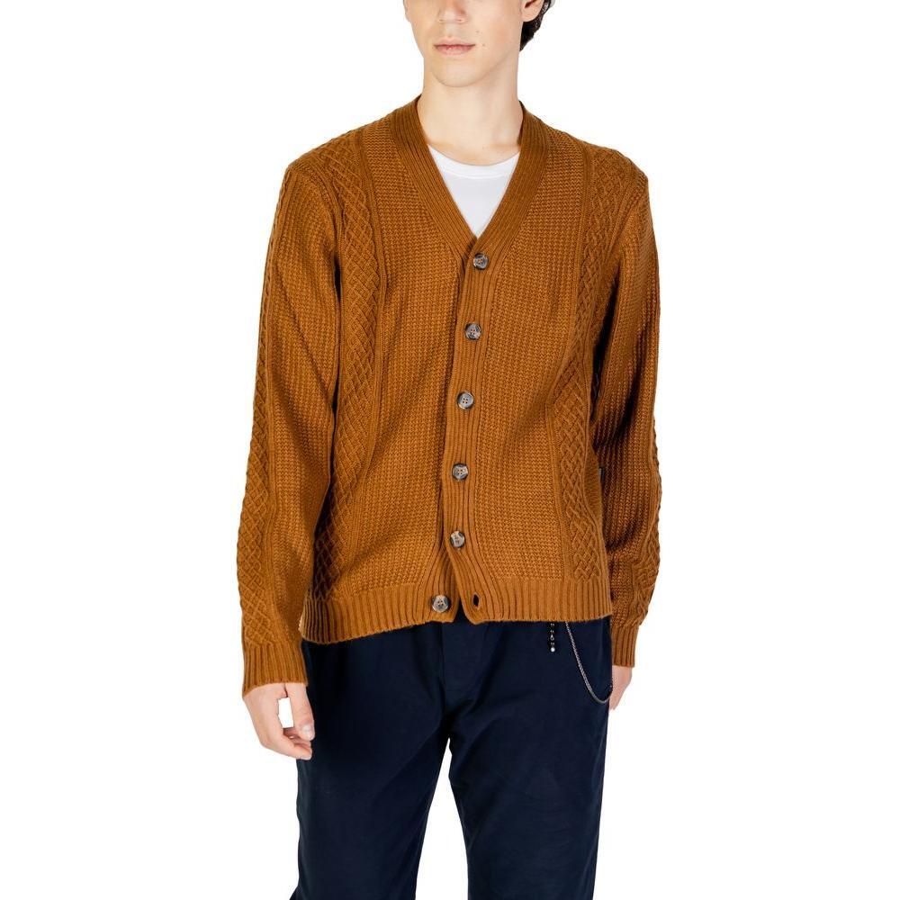 Hamaki-Ho Beige Polyester Cardigan HA-15661500309-IT44 | S