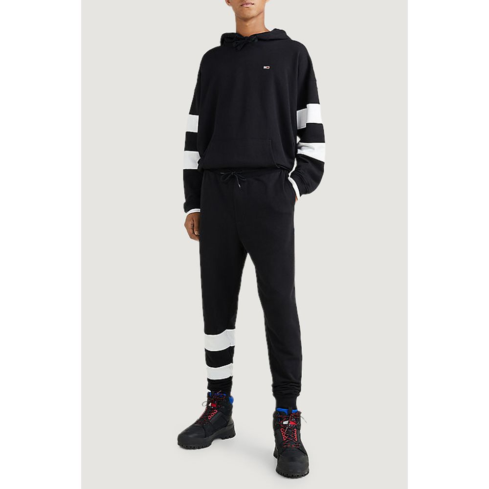 Tommy Hilfiger Jeans Black Cotton Joggers (Workout Pants)