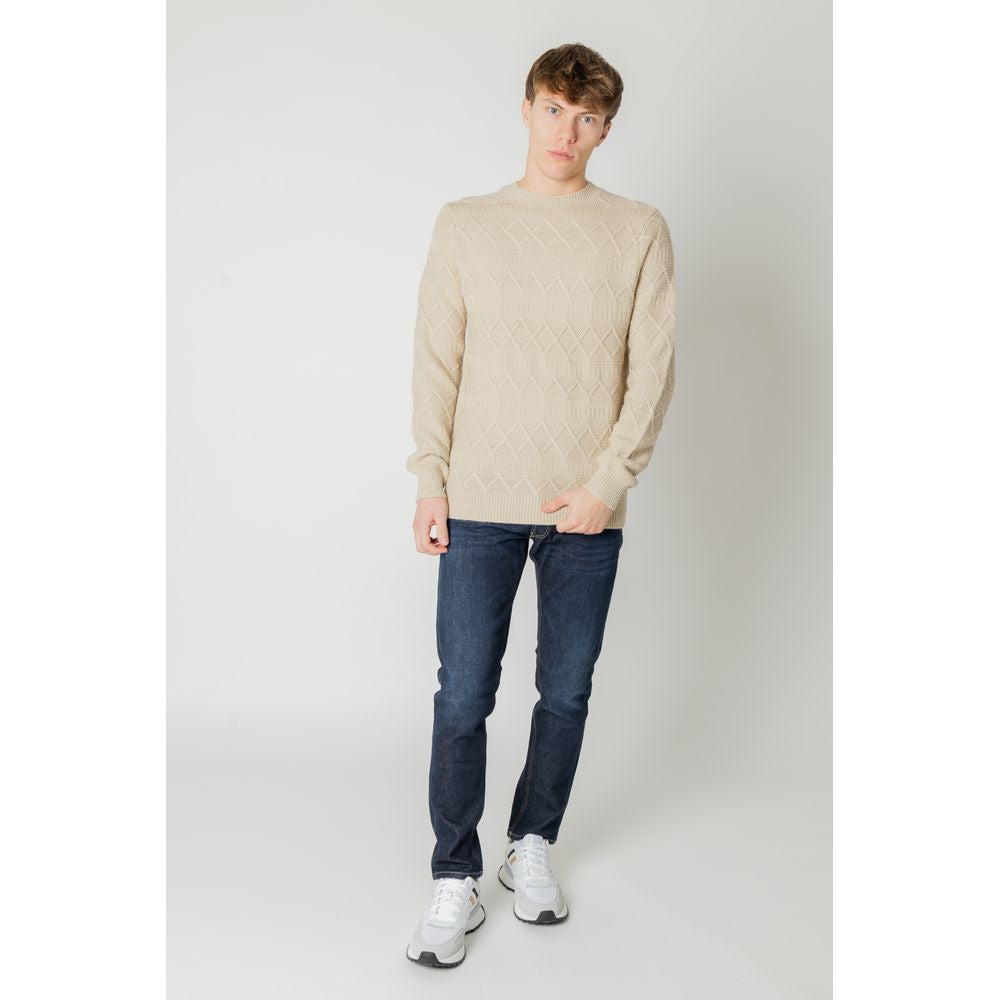 Only & Sons Beige Marabou Sweater ON-11467200127-IT44 | S