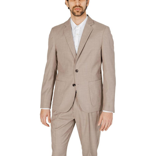 Antony Morato Beige Polyester Blazer AN-13367200127-IT56 | 3XL