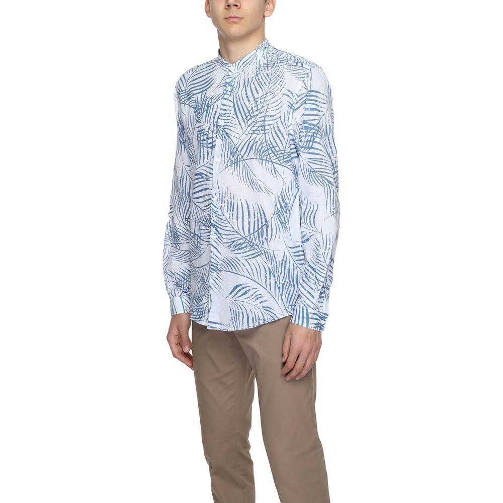 Antony Morato Blue Cotton Shirt AN-13369400375-IT50 | L