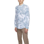 Antony Morato Blue Cotton Shirt AN-13369400375-IT50 | L