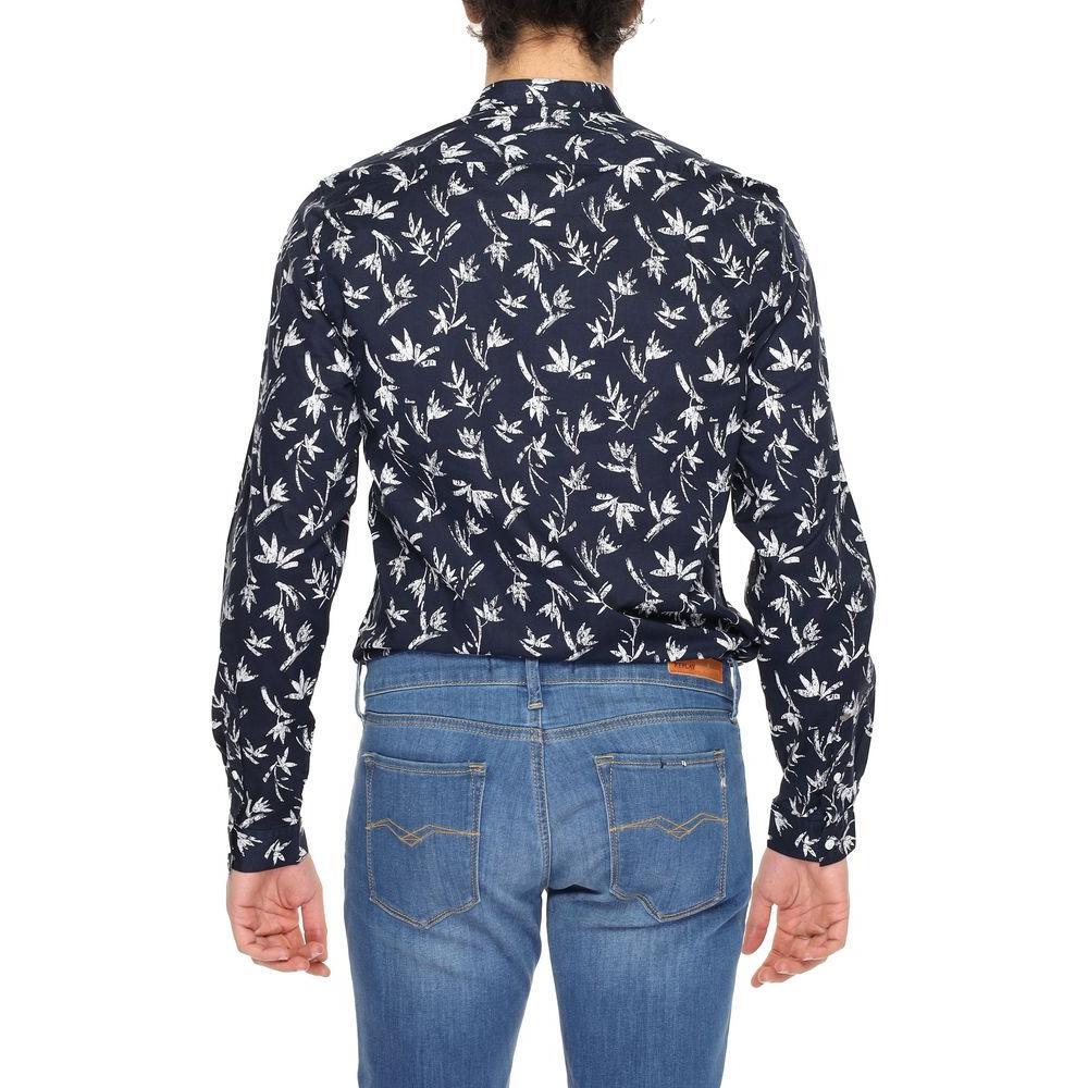 Antony Morato Blue Cotton Shirt AN-13369600010-IT54 | XXL