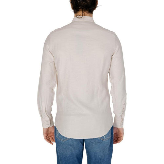 Antony Morato Beige Viscose Shirt AN-13369802507-IT54 | XXL
