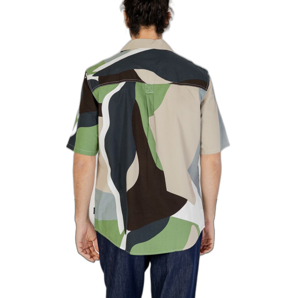 Only & Sons Green Cotton Shortsleeve Shirt